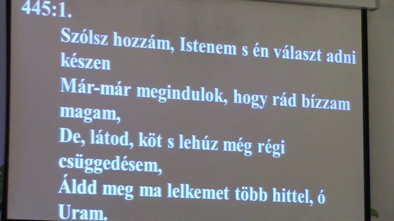 NyVREk Reggeli áhitat 2020.09.02. 7:30 élő