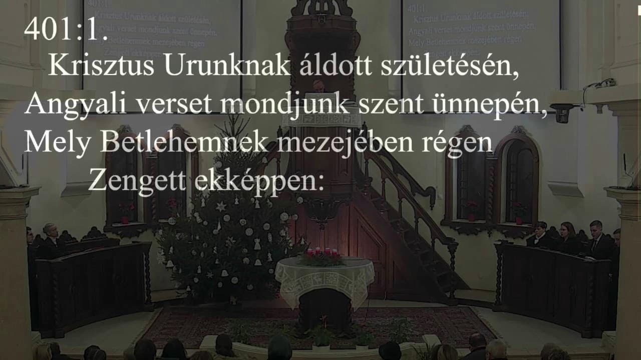 Istentisztelet NyVREk 2025.12.24. 17:00