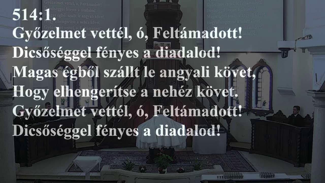 Istentisztelet NyVREk 2024.04.01. 10:30