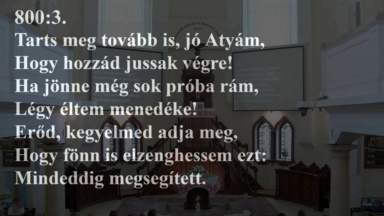 Istentisztelet NyVREk 2022.05.29 10:30