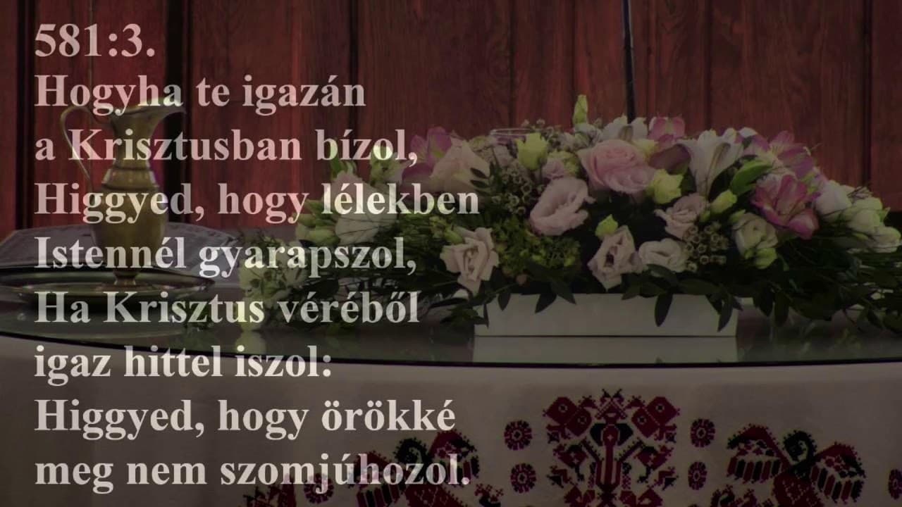 Istentisztelet NyVREk 2025.05.18.10:30 Istentisztelet