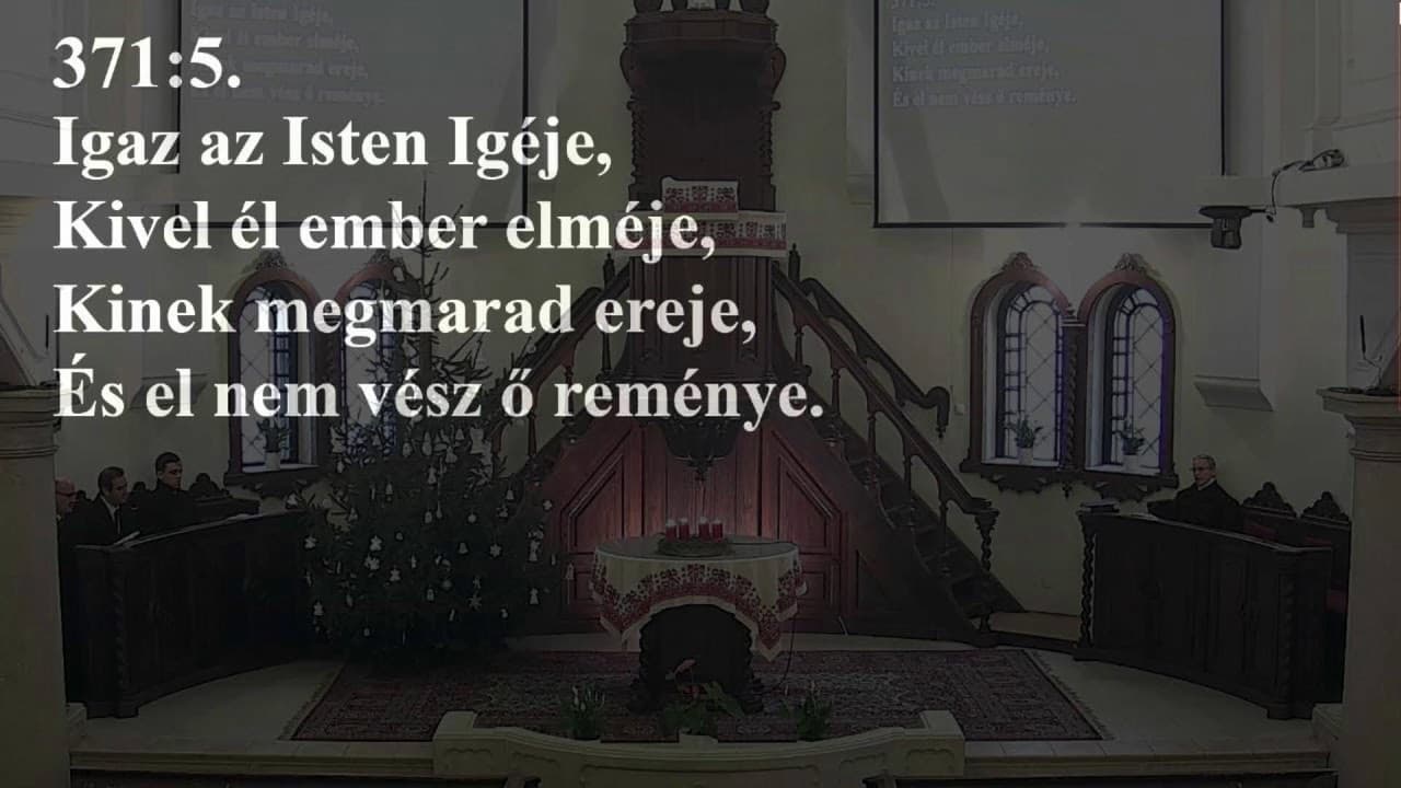 Istentisztelet NyVREk 2023.12.24. 10:30 élő