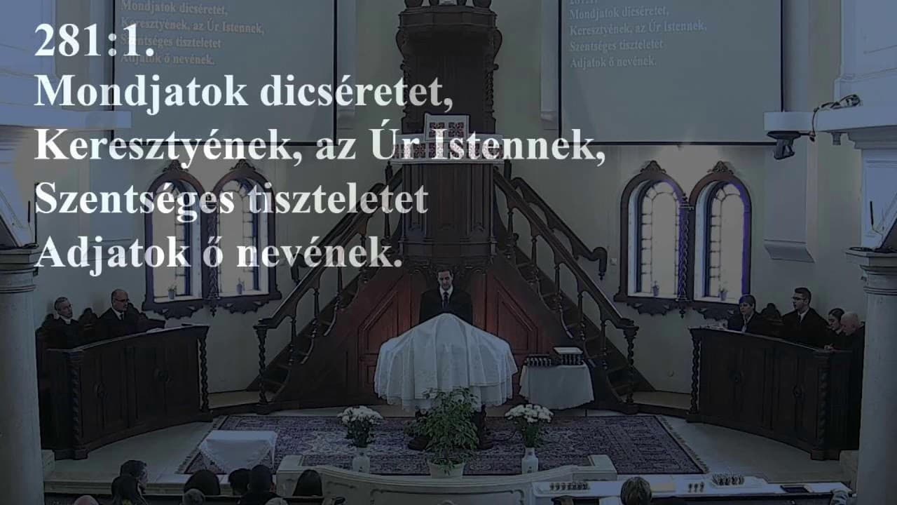 Istentisztelet NyVREk 2023.04.09. 10:30