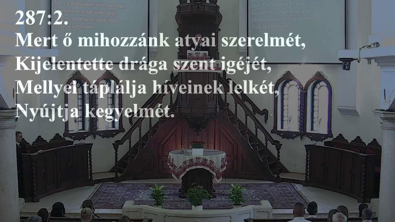 Istentisztelet NyVREk 2024.06.30. 10:30 élő