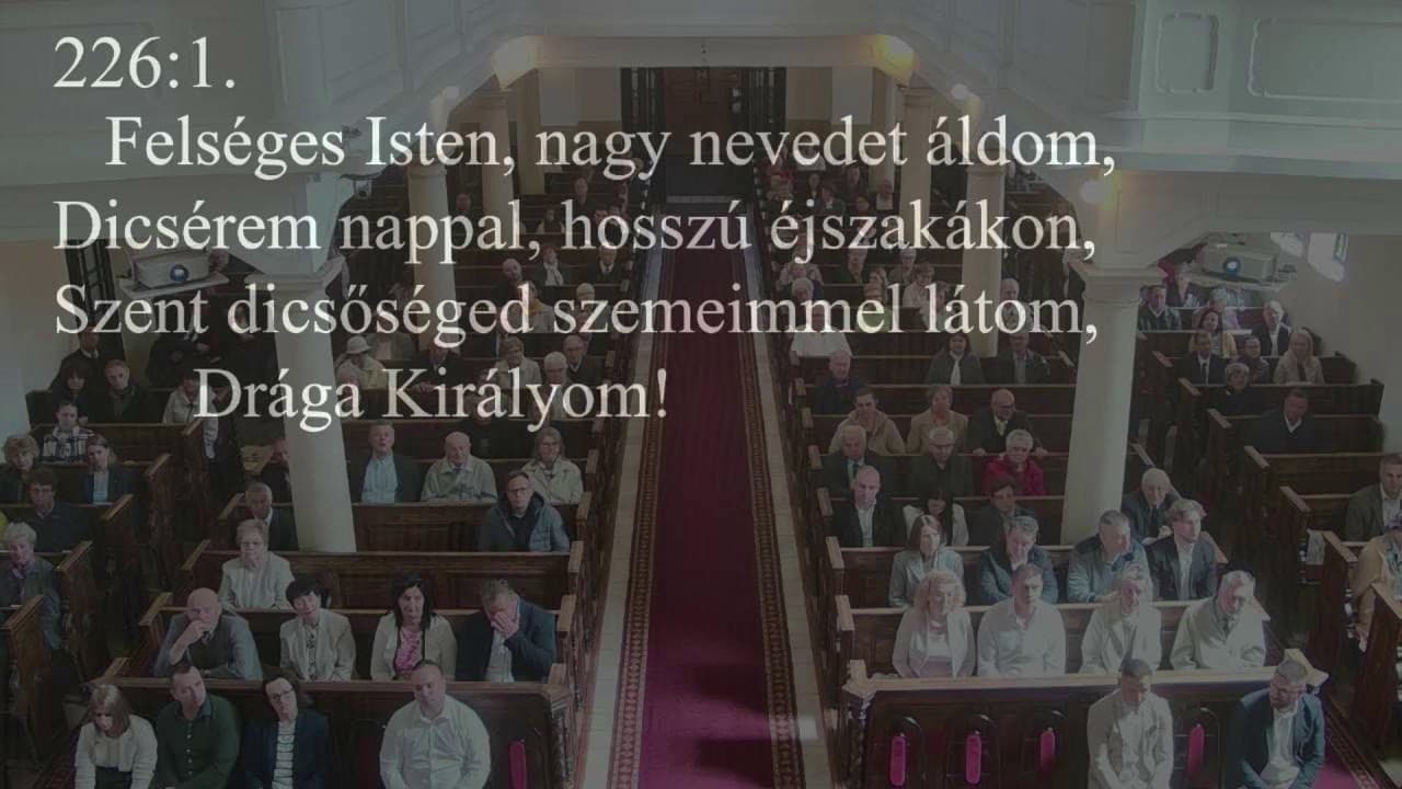 Istentisztelet NyVREk 2026.04.26.10:30