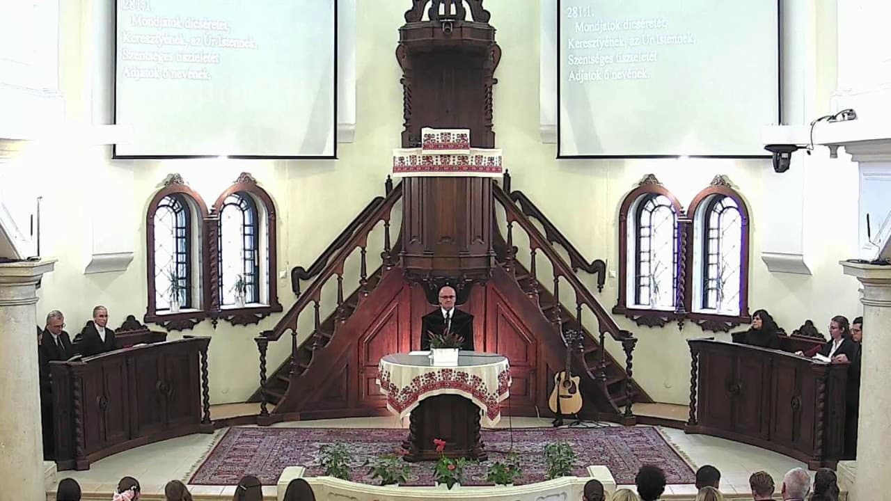 Istentisztelet NyVREk 2025.10.05. 10:30 élő