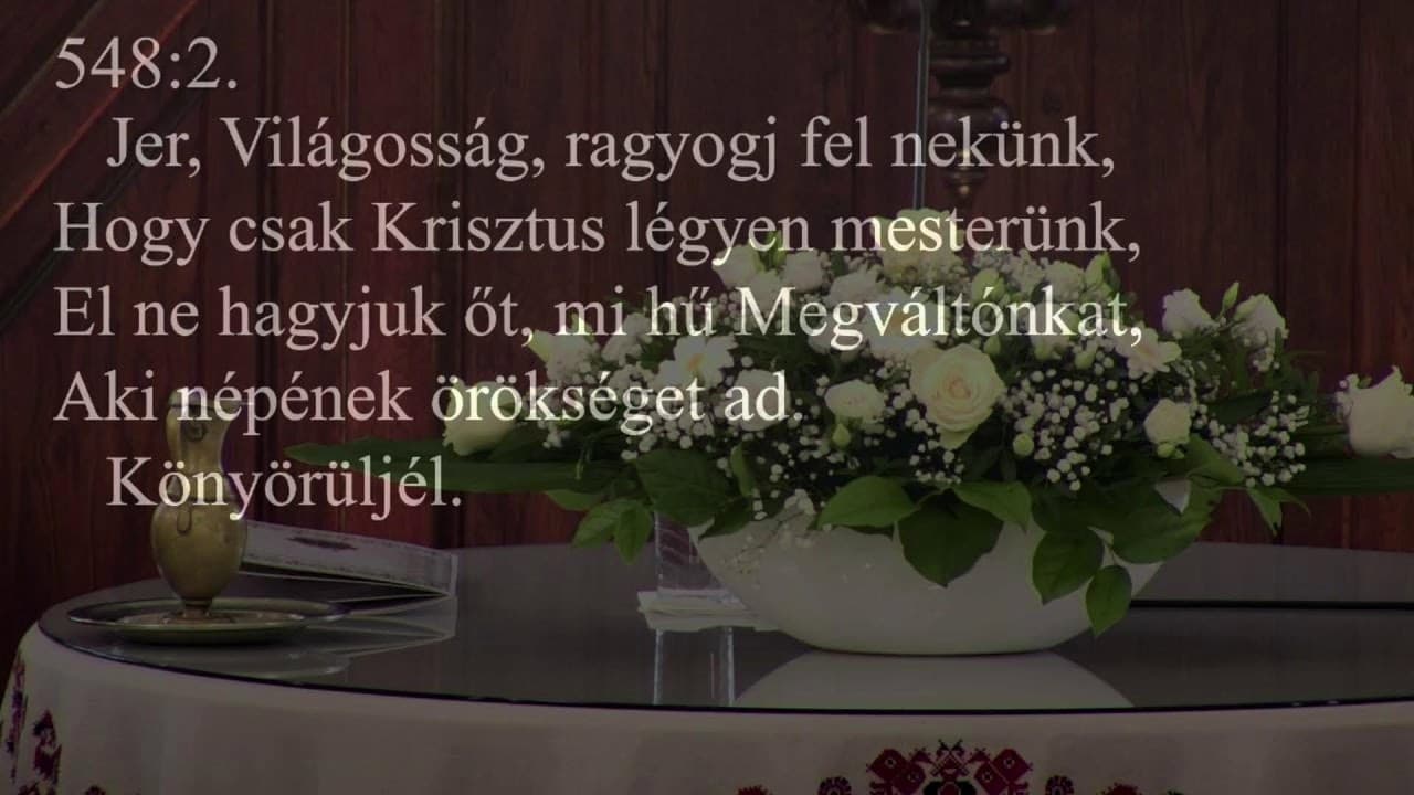 Istentisztelet NyVREk 2025.10.19. 10:30 élő