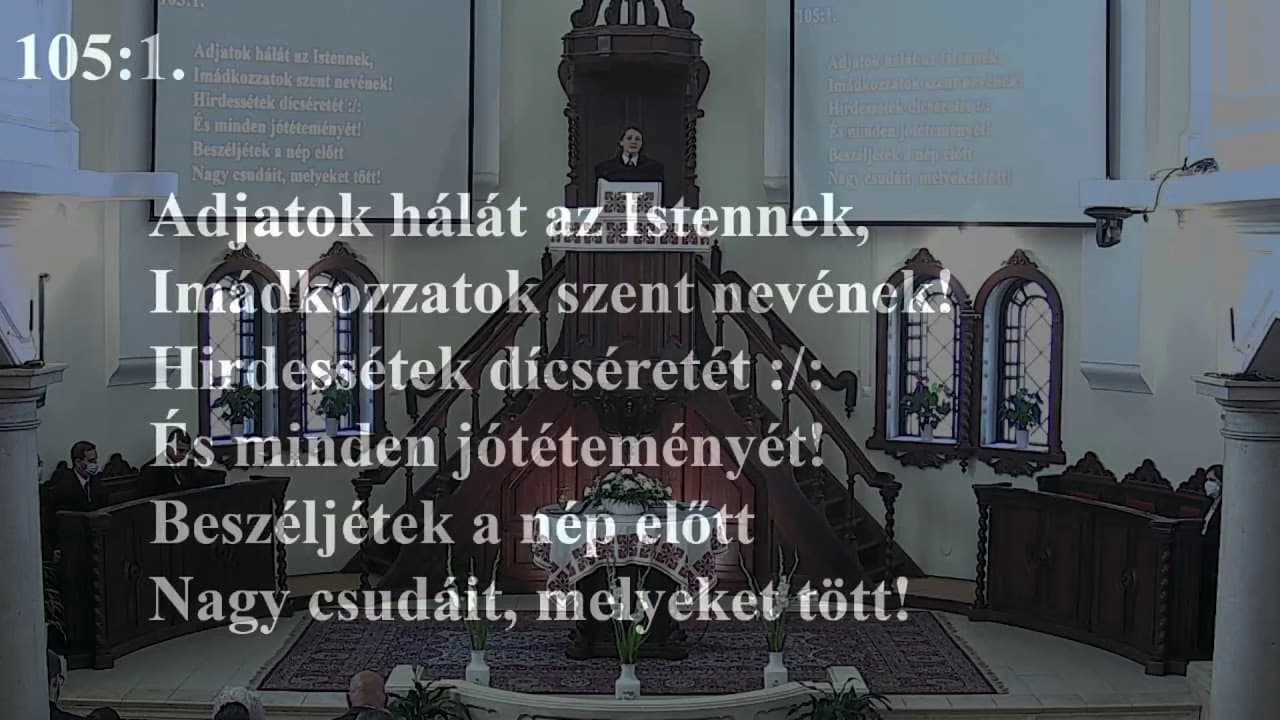 NyVREk Istentisztelet 2020.10.04. 10:30 élő