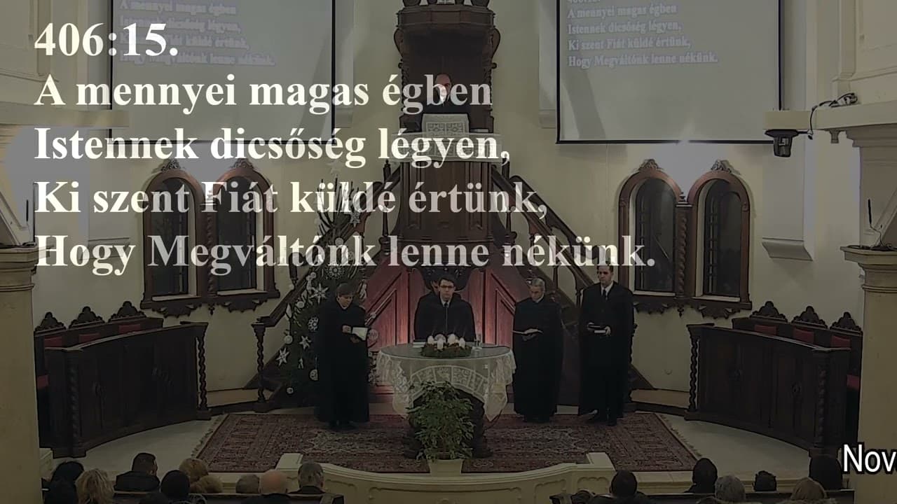 Istentisztelet NyVREk 2022.12.24 17:00