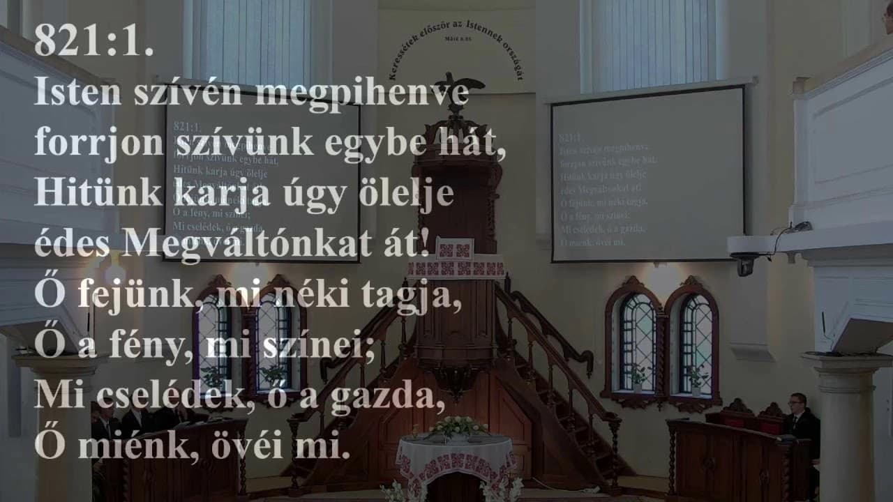 Istentisztelet NyVREk 2022.08.14. 10:30 élő