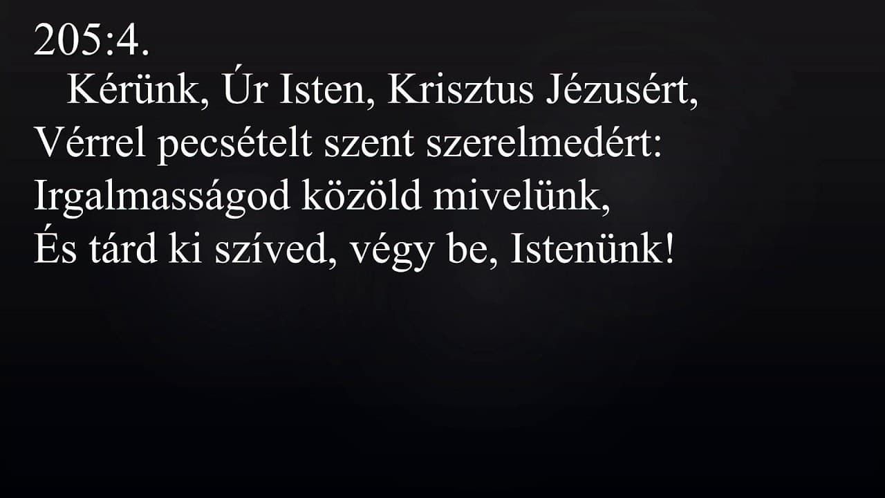 Reggeli áhítat 2026.09.17.