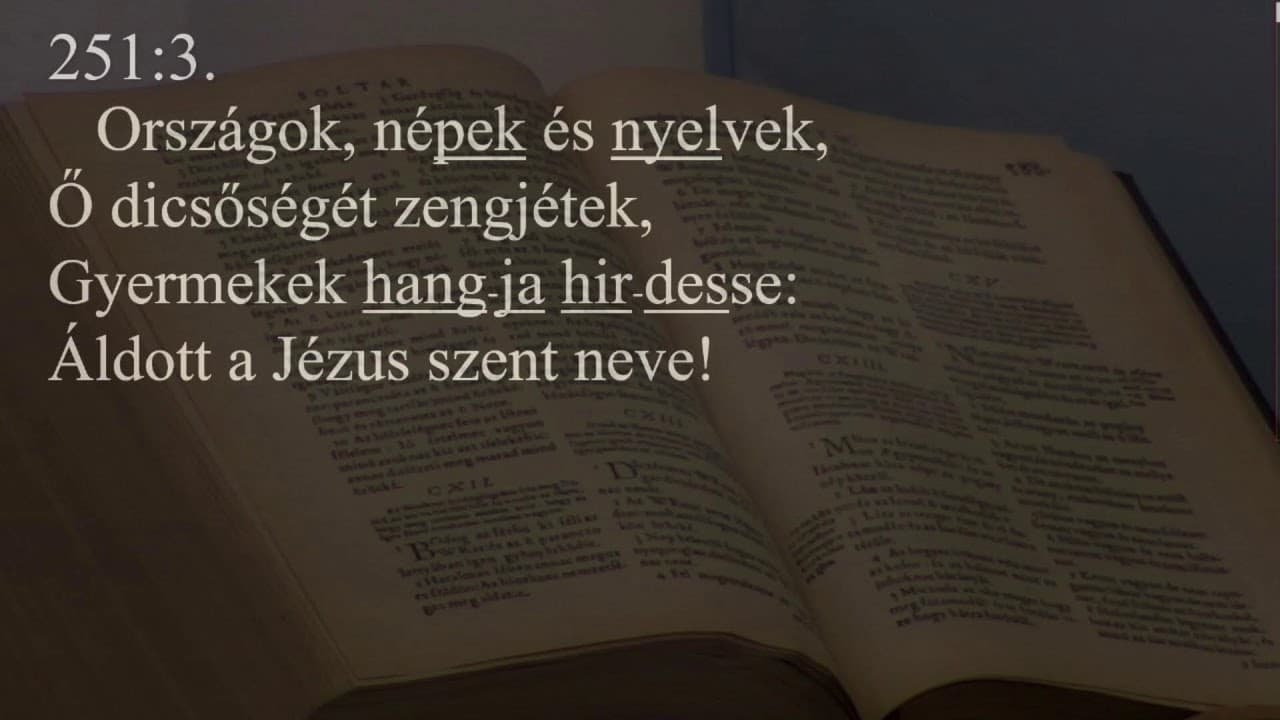 Istentisztelet NyVREk 2026.04.12. 10:30