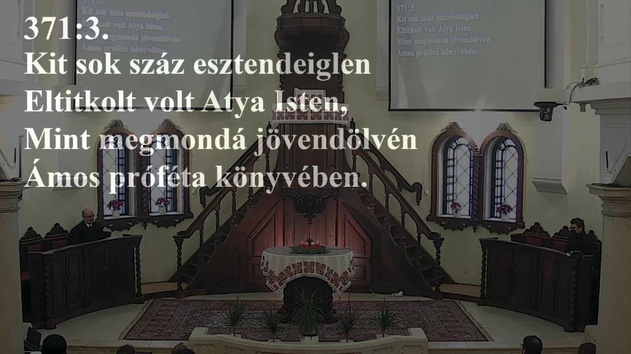 Istentisztelet NyVREk 2021.12.19. 10:30