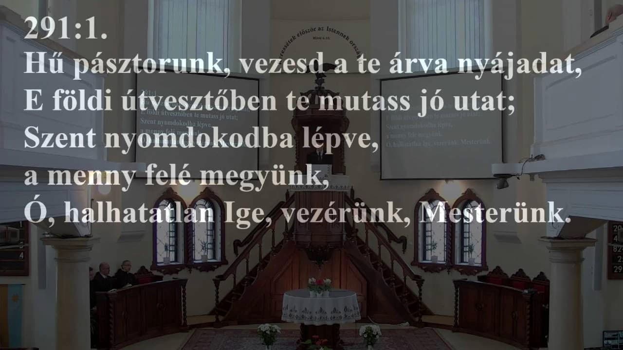 Istentisztelet NyVREk 2022.04.15:10:30