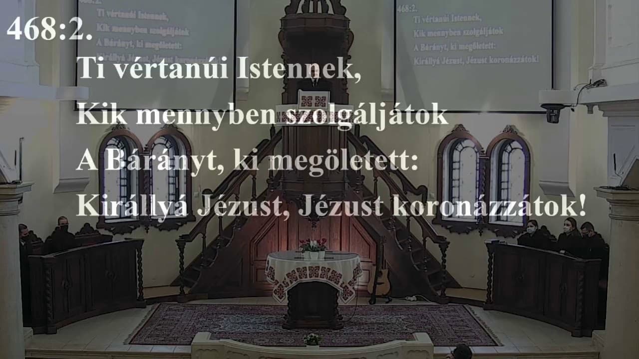 NyVREk Istentisztelet 2021.02.07. 10:30 élő