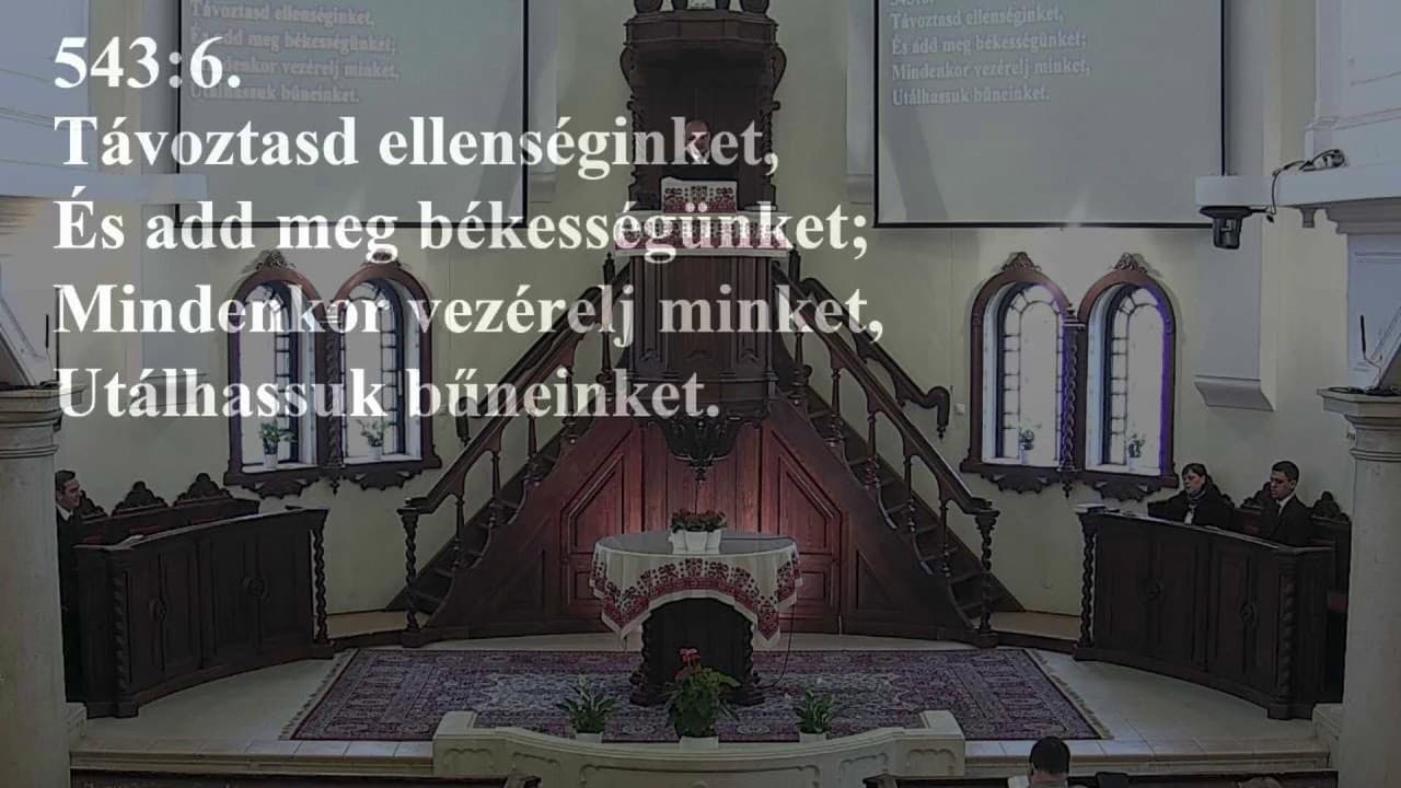 Istentisztelet NyVREk 2024.03.17. 10:30 élő