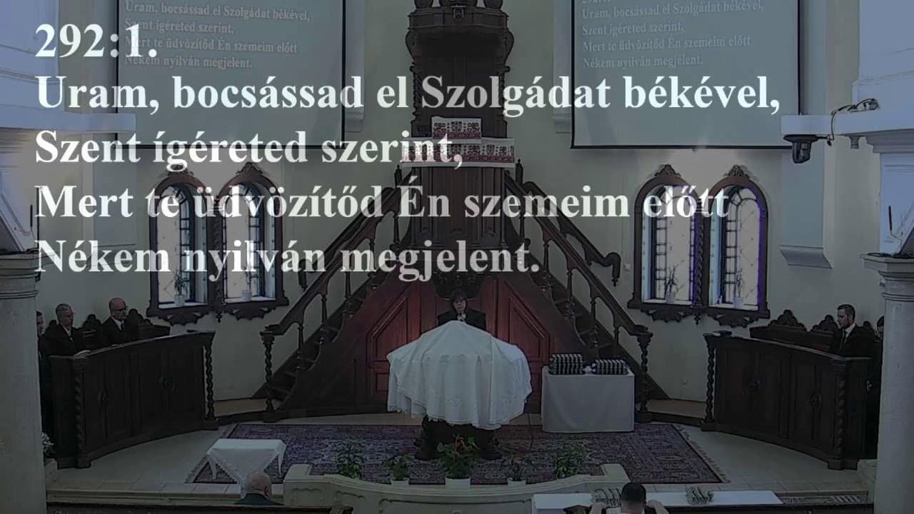 Istentisztelet NyVREk 2025.06.08. 10:30 Istentisztelet