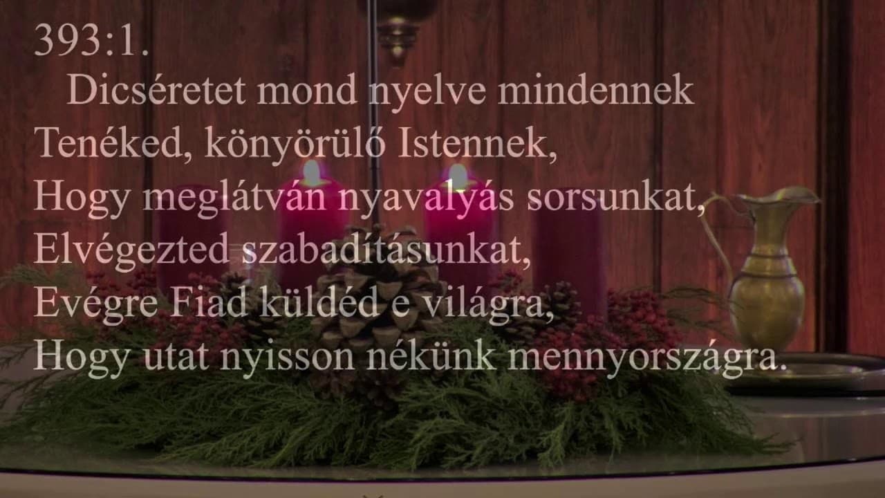 Istentisztelet NyVREk 2025.12.07. 10:30