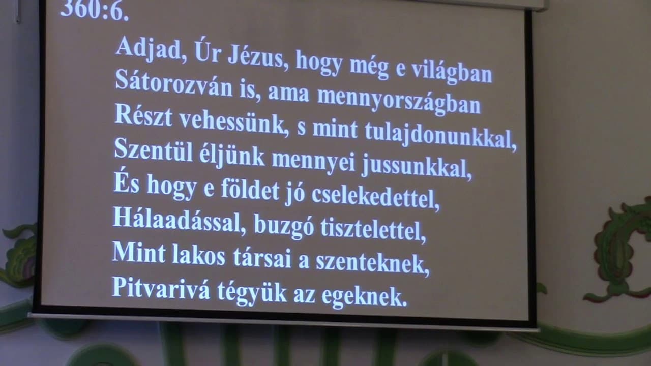 NyVREk Reggeli áhitat 2020.09.03. 7:30 élő