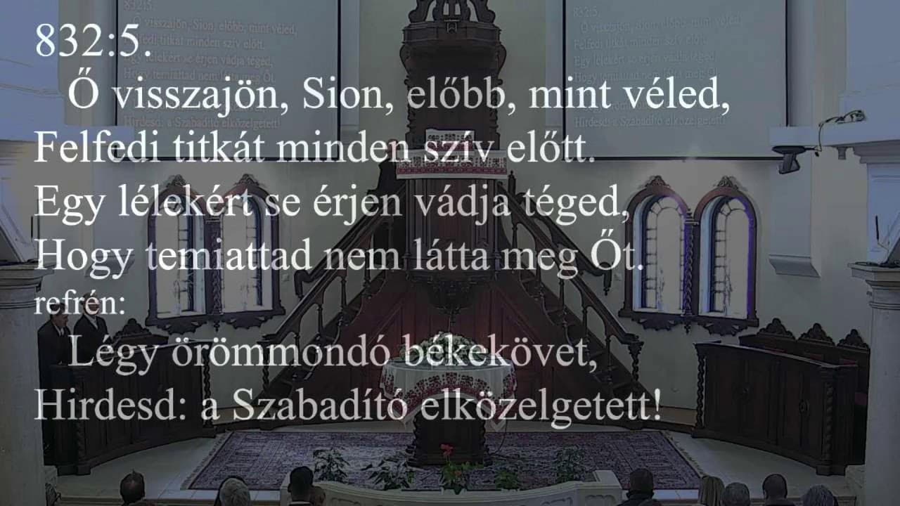 Istentisztelet NyVREk 2025.10.26. 10:30 élő