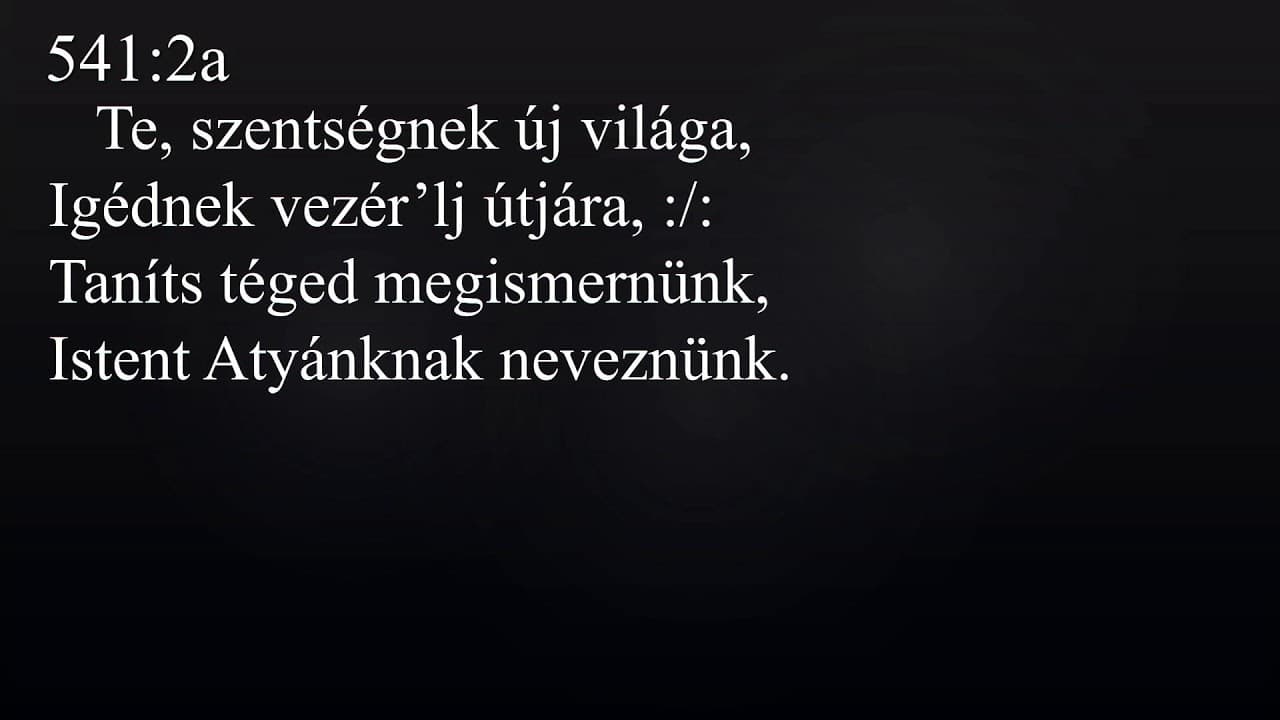 Reggeli áhítat 2026.10.19.