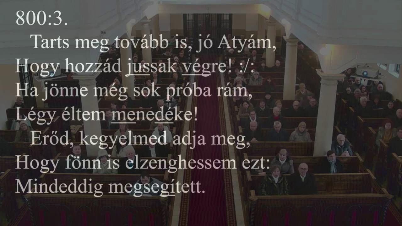 Istentisztelet NyVREk 2026.01.25. 10:30