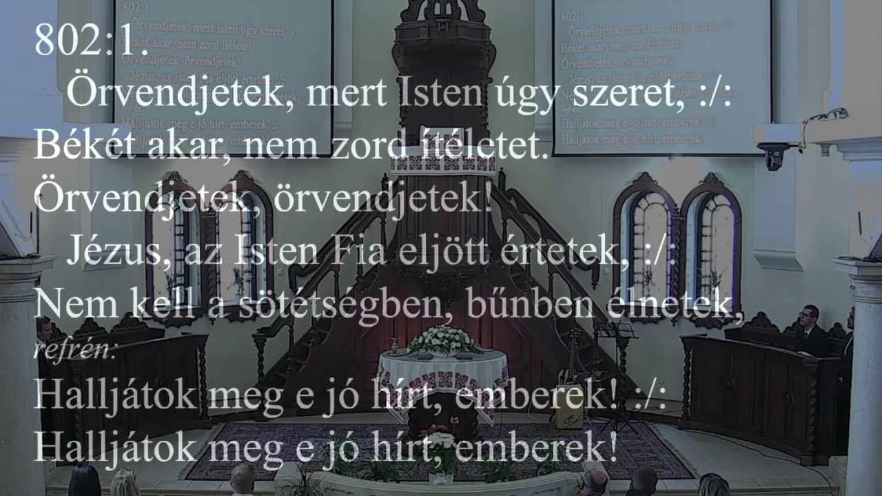 Istentisztelet NyVREk 2026.08.02. 10:30