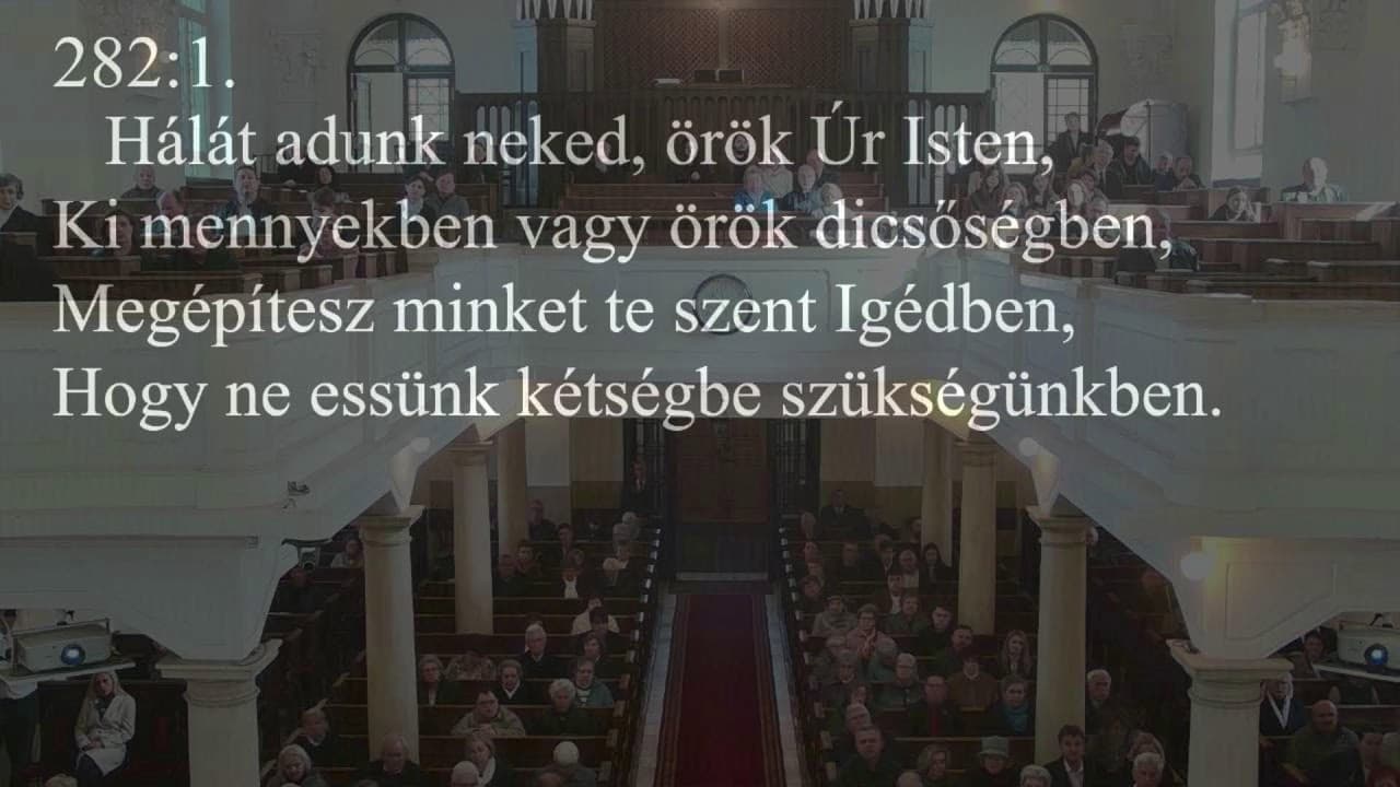 Istentisztelet NyVREk 2025.11.02. 10:30 élő