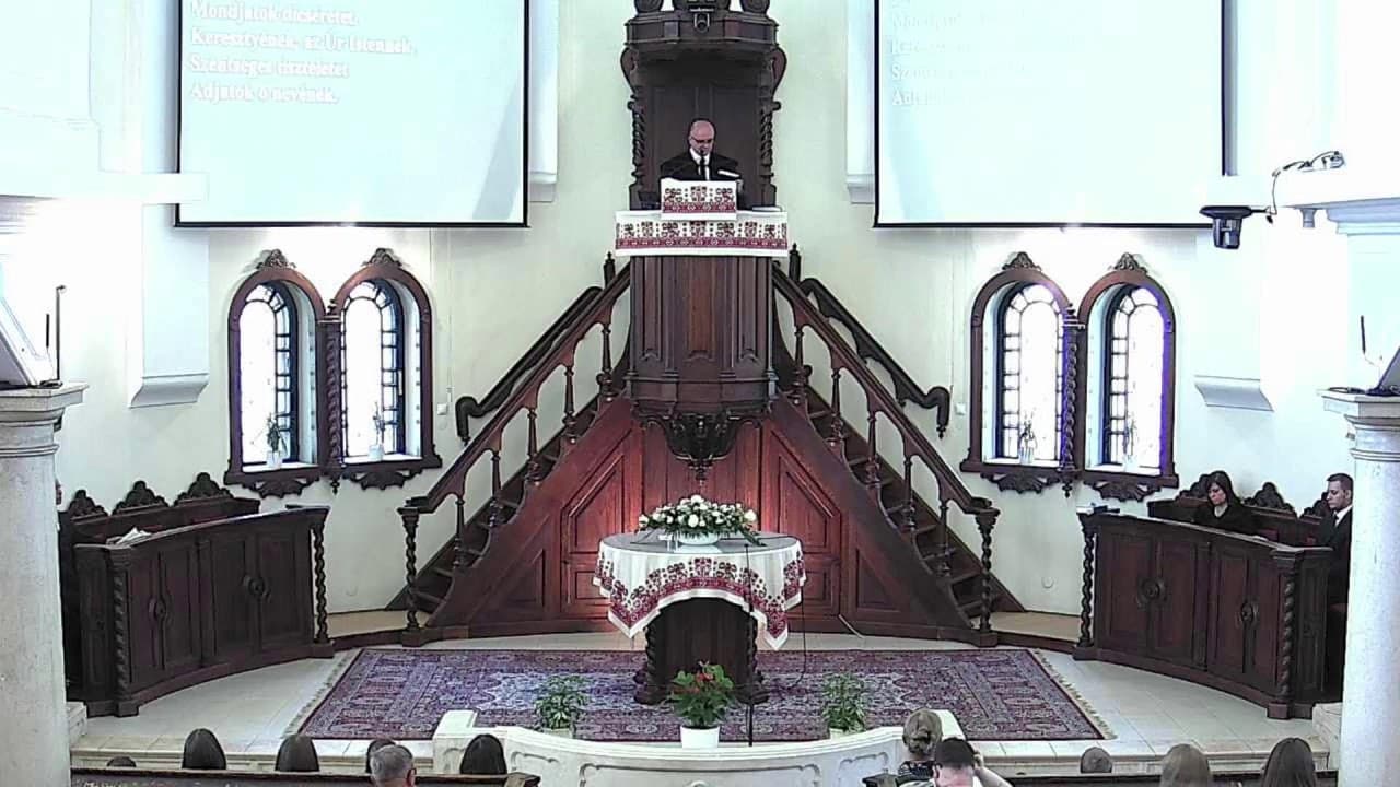 Istentisztelet NyVREk 2025.05.04. 10:30