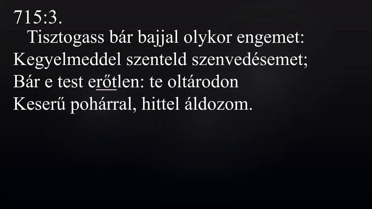 Reggeli áhítat 2026.09.16.