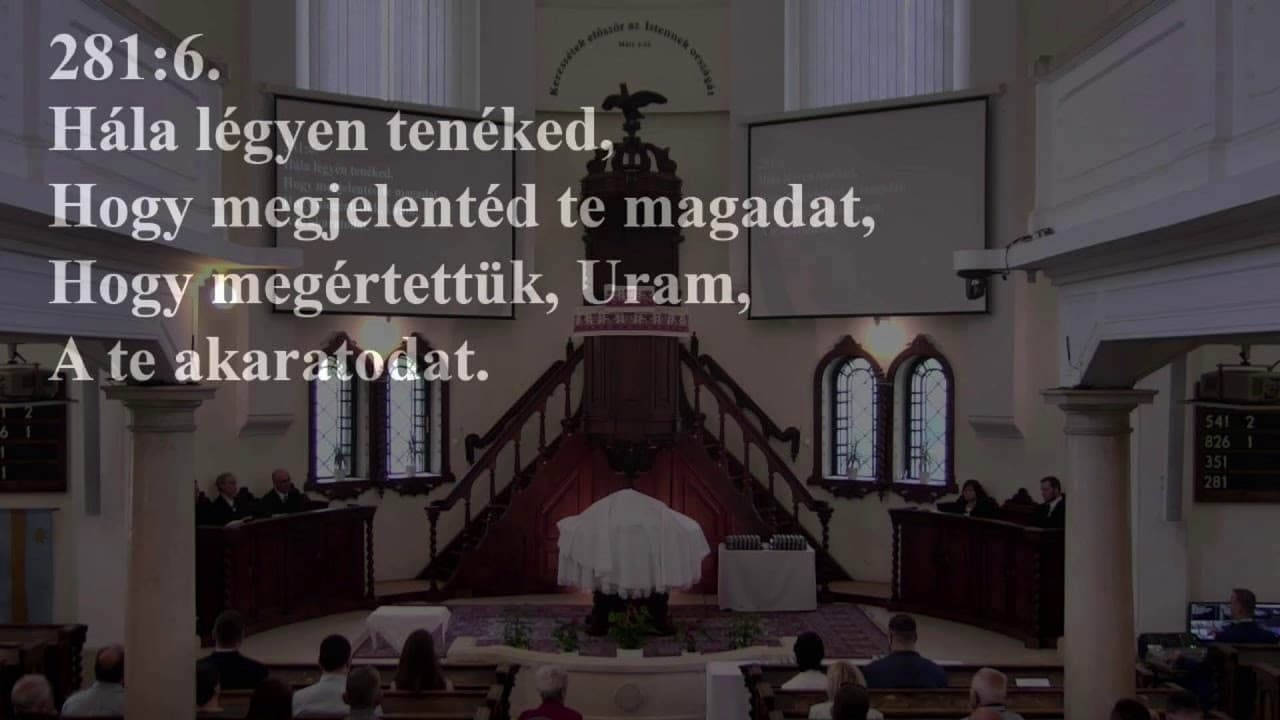 Istentisztelet NyVREk 2025.06.09. 10:30 élő