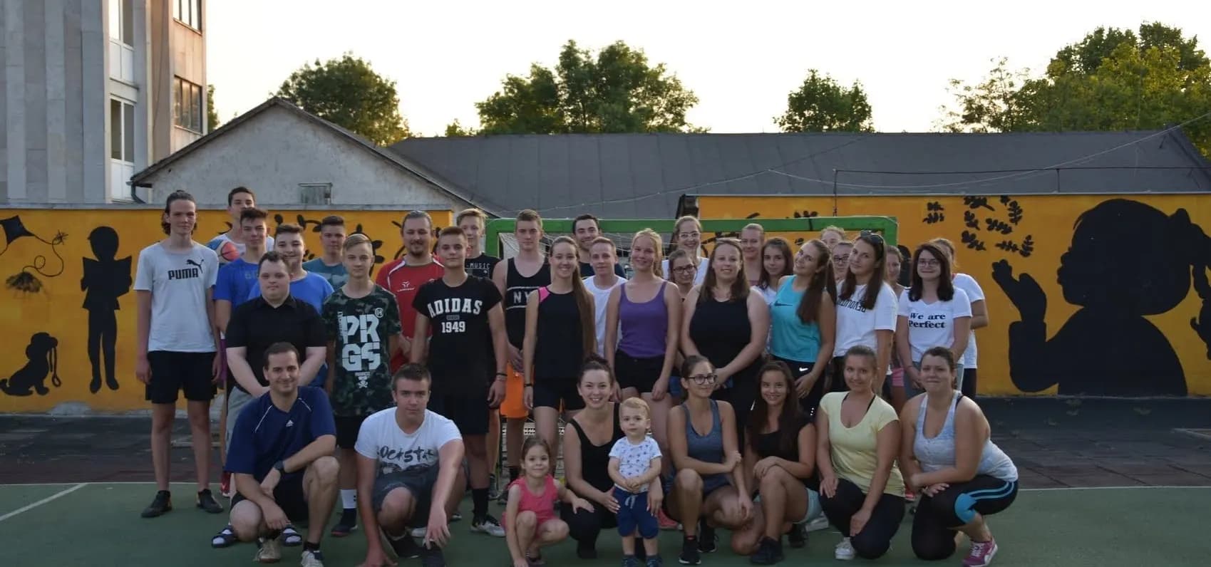 „Krisztus győztesekké tett minket...” - Ifjúsági sportnap a templom mellett - Nyíregyháza-Városi Református Egyházközség, 2018. augusztus 10.