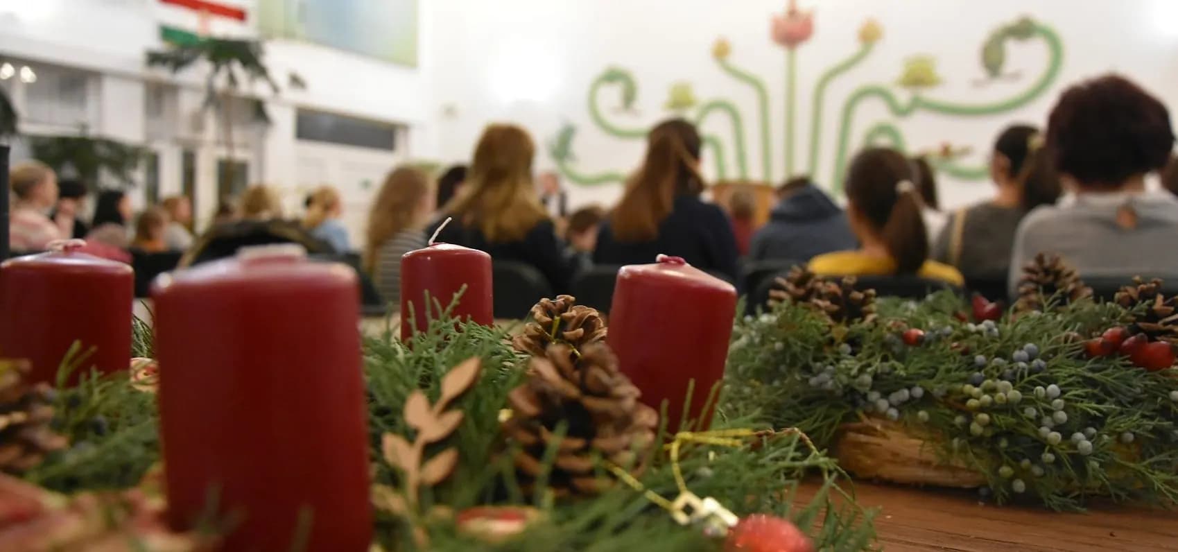 Adventi koszorúkészítés - Nyíregyháza-Városi Református Egyházközség, 2022. november 30.