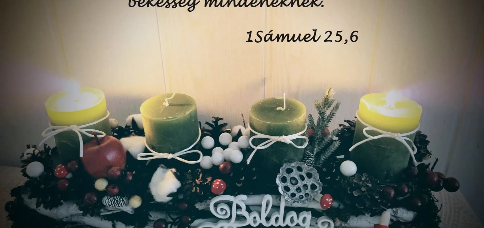 Adventi üzenetek - gyülekezetünk tagjaitól - Nyíregyháza-Városi Református Egyházközség, 2020. december 13.