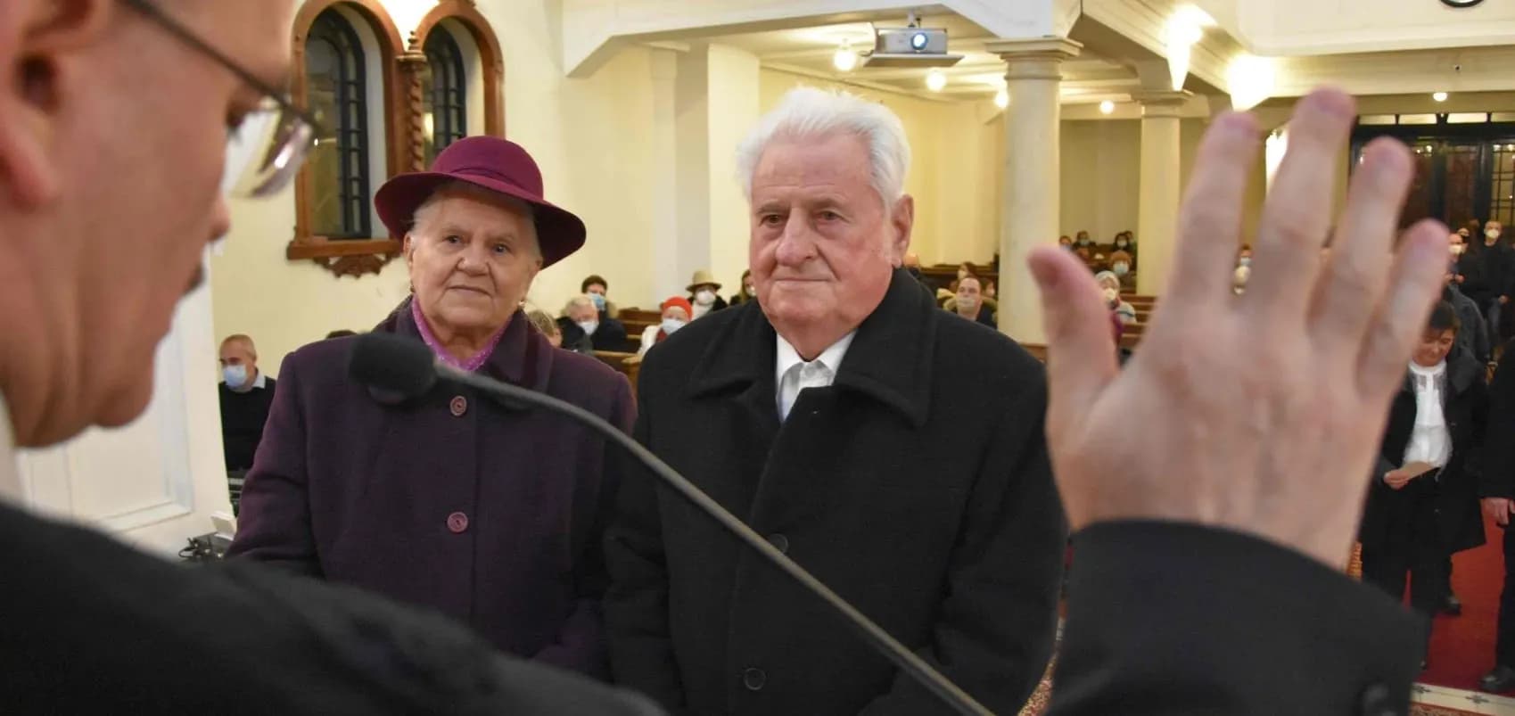 Áldást kaptak a jubiláló házaspárok - Nyíregyháza-Városi Református Egyházközség, 2020. december 31.