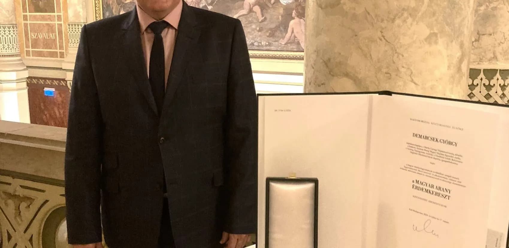 Állami kitüntetést kapott Demarcsek György