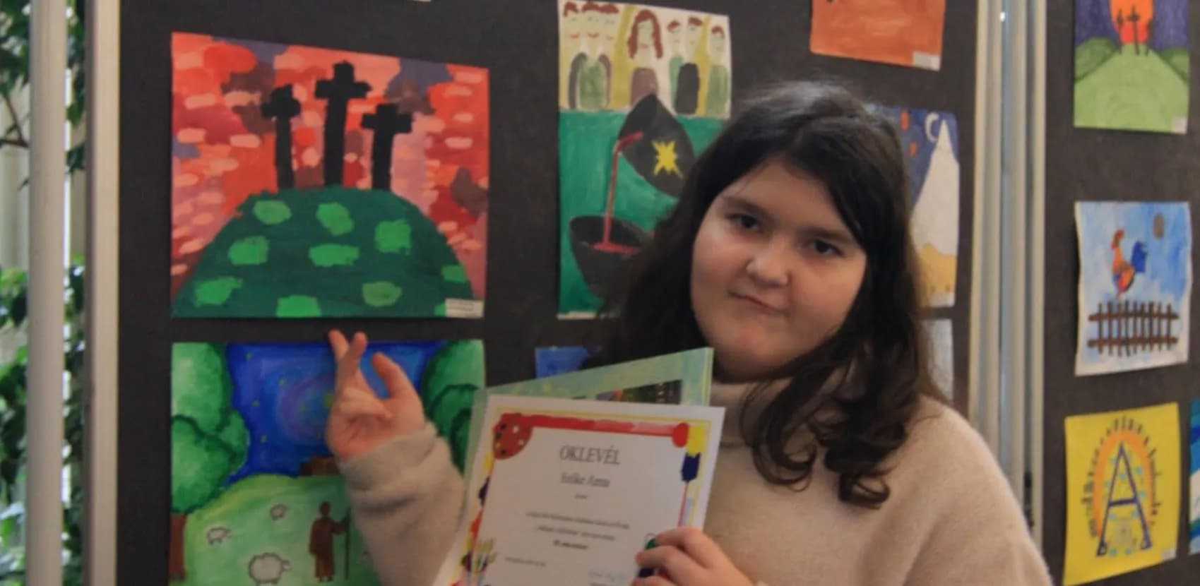 "Keresztyén jelképek" - Jókais rajzkiállítás megnyitó