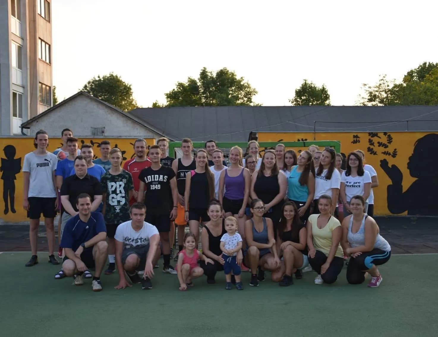 „Krisztus győztesekké tett minket...” - Ifjúsági sportnap a templom mellett - Nyíregyháza-Városi Református Egyházközség, 2018. augusztus 10.