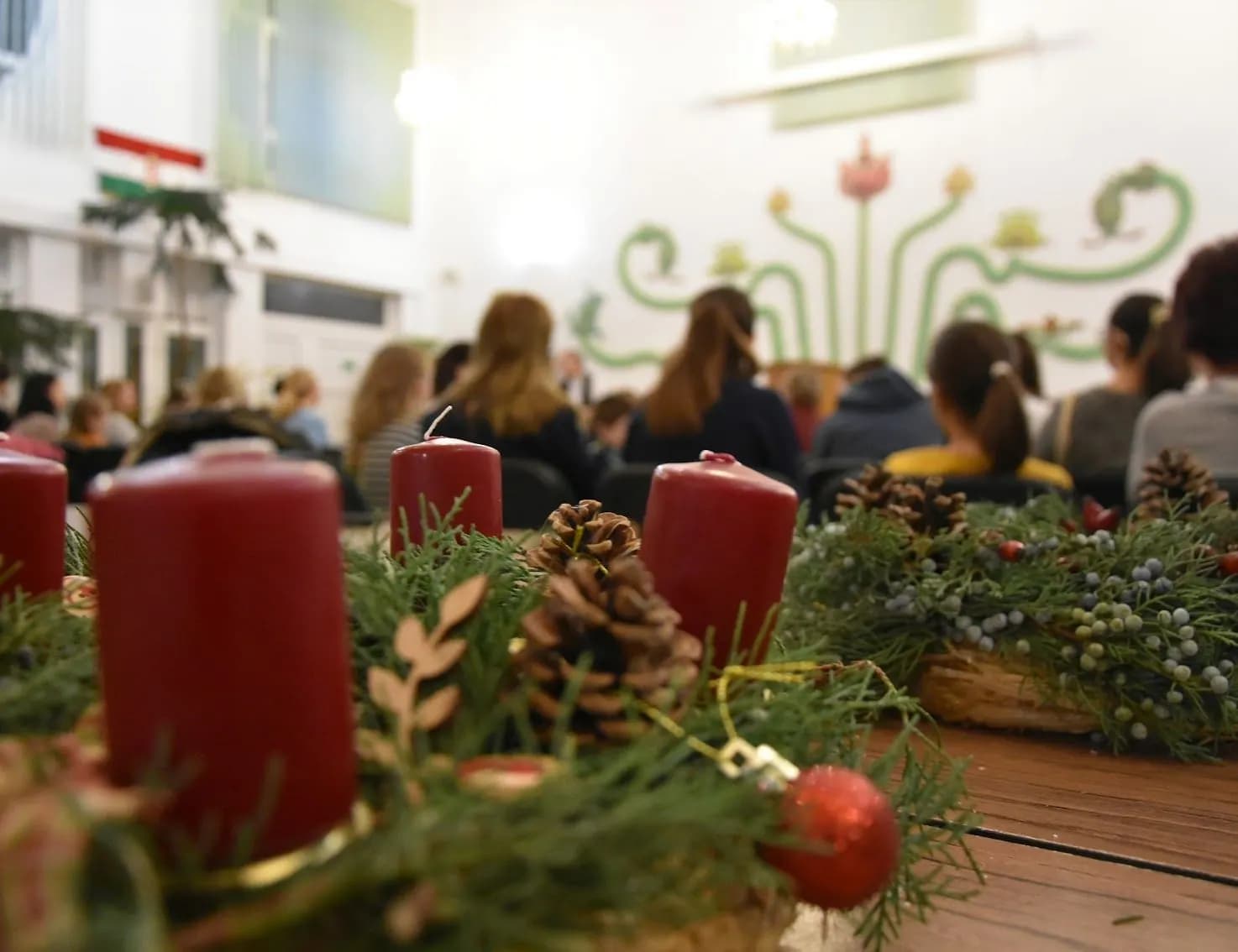 Adventi koszorúkészítés - Nyíregyháza-Városi Református Egyházközség, 2022. november 30.