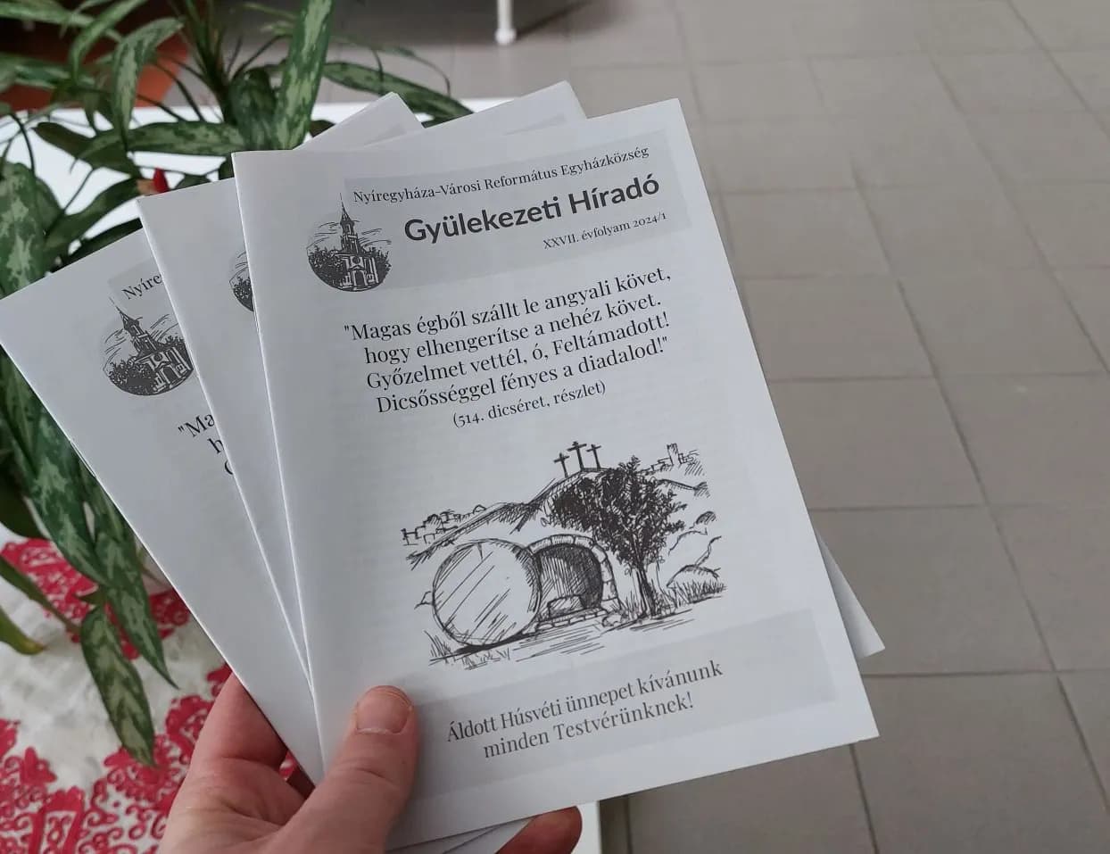 Online is olvasható a húsvéti Gyülekezeti Híradó - Nyíregyháza-Városi Református Egyházközség, 2024. március 31.
