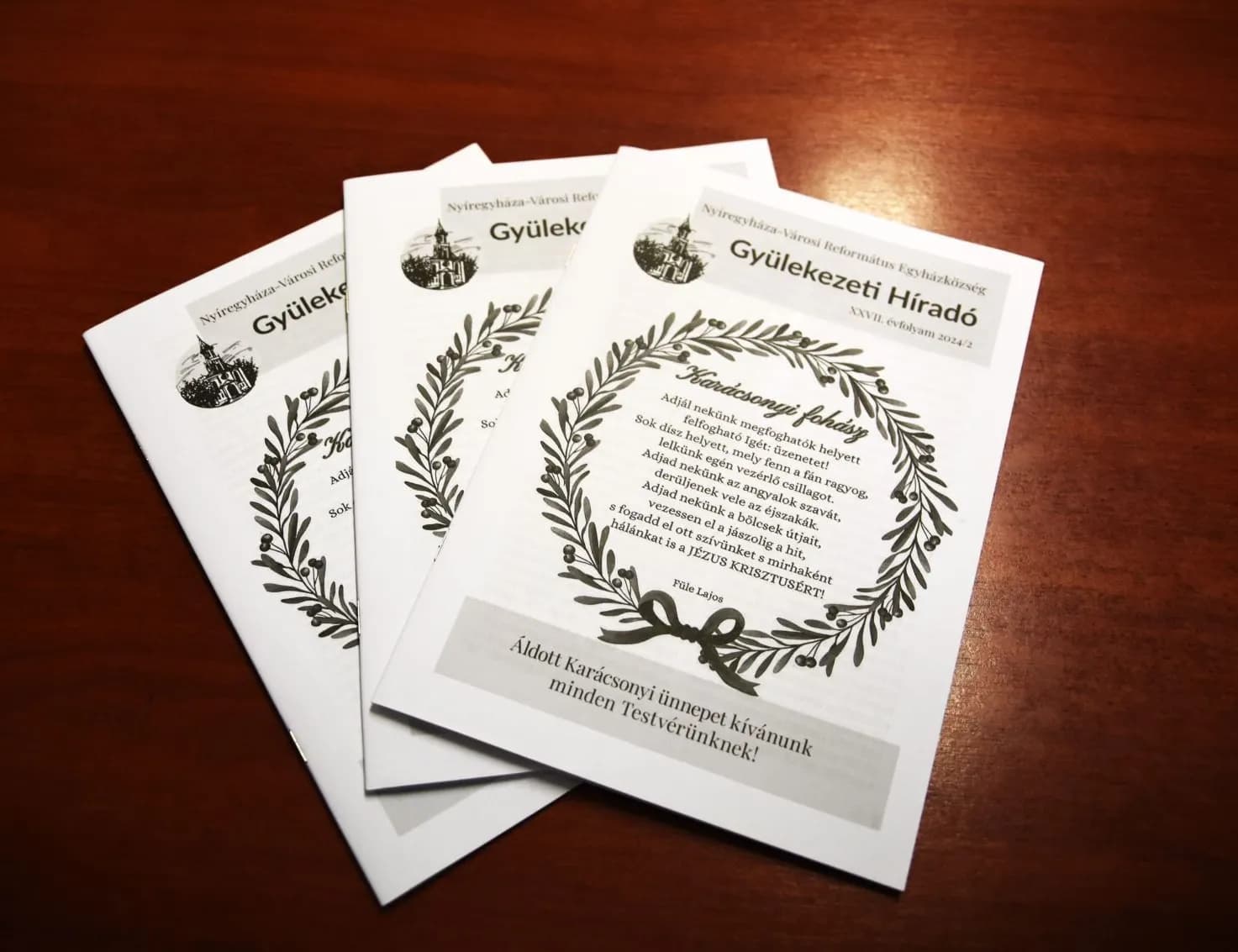 Lapozzon bele a Gyülekezeti Híradó karácsonyi számába! - Nyíregyháza-Városi Református Egyházközség, 2024. december 21.