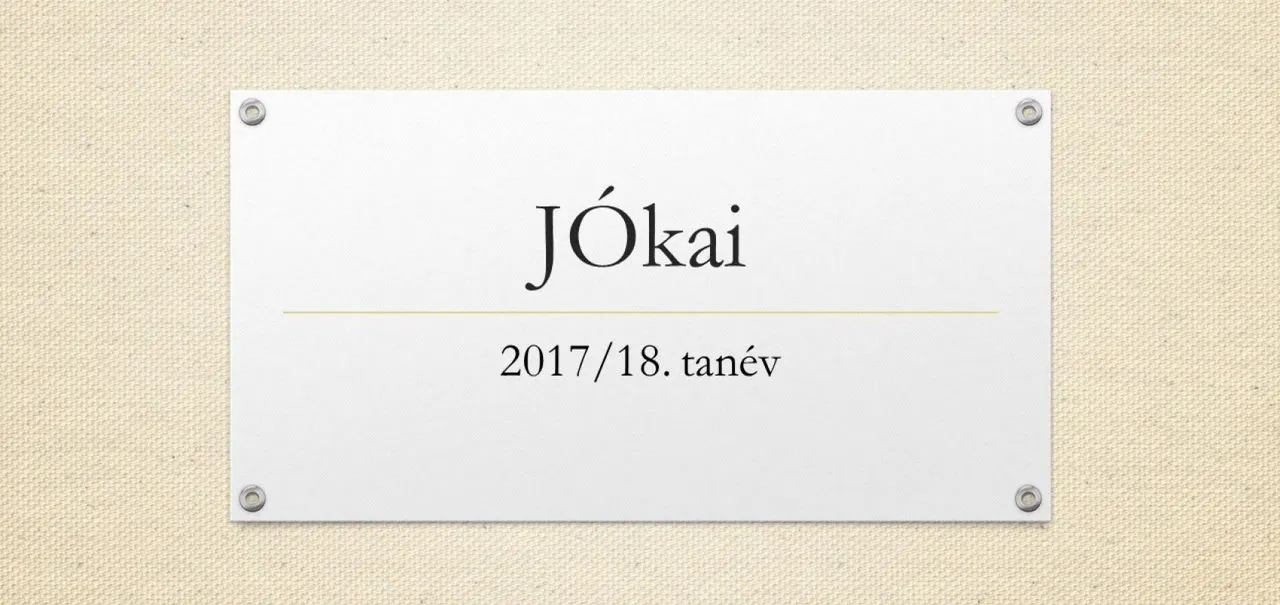 Beszámoló a Jókai Mór Református Általános Iskola 2017/18-as tanévéről - Nyíregyháza-Városi Református Egyházközség, 2018. június 10.