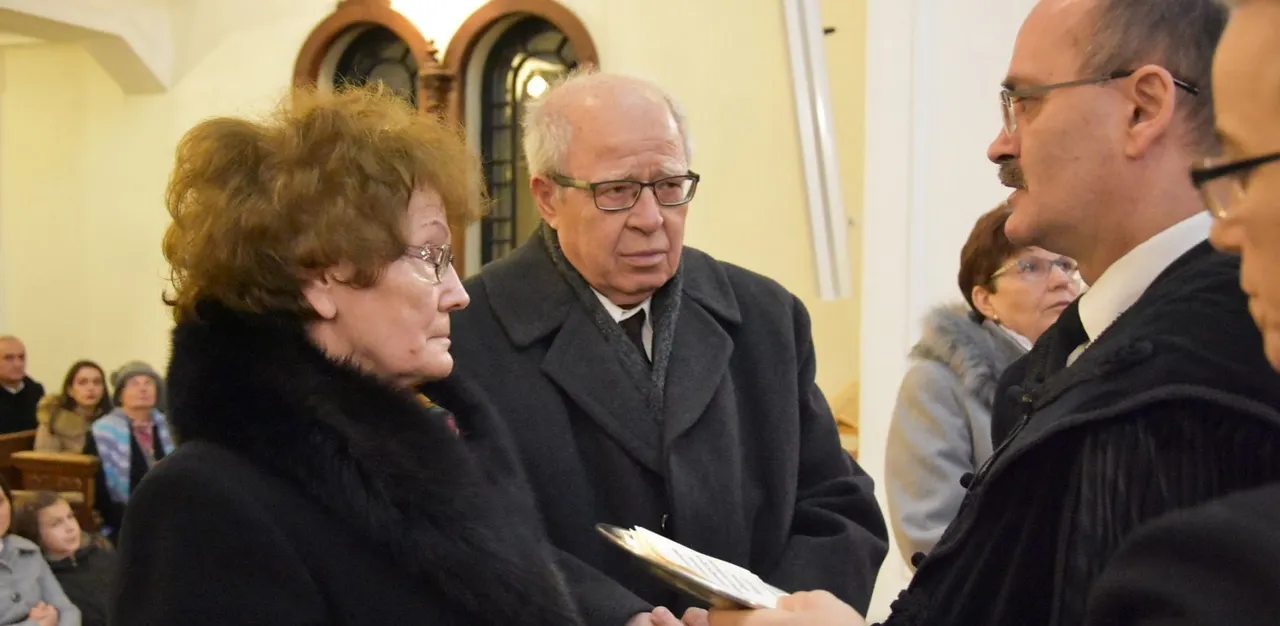 Jubiláló Házaspárok megáldása