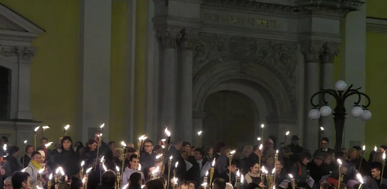 Fáklyás felvonulás a Reformáció ünnepén