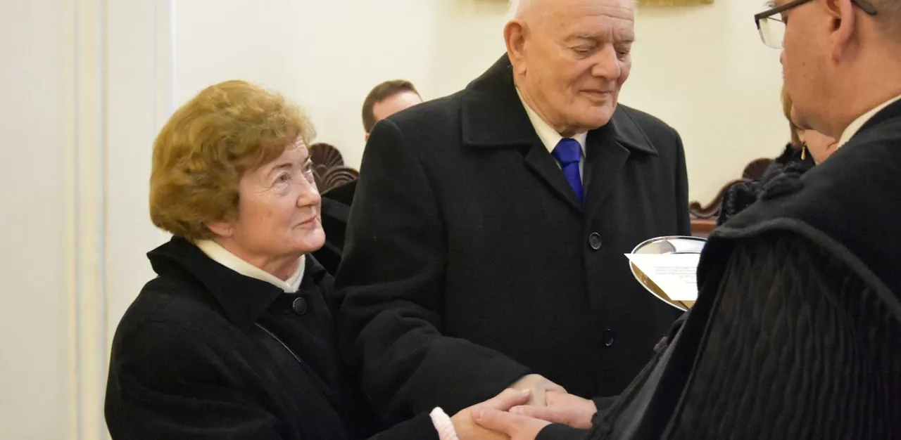 Jubiláló házaspárok megáldása