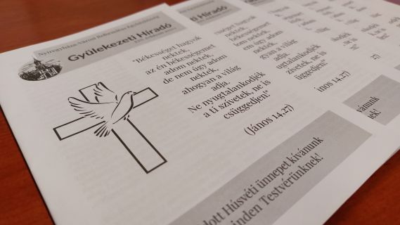 Online is olvasható a húsvéti Gyülekezeti Híradó!